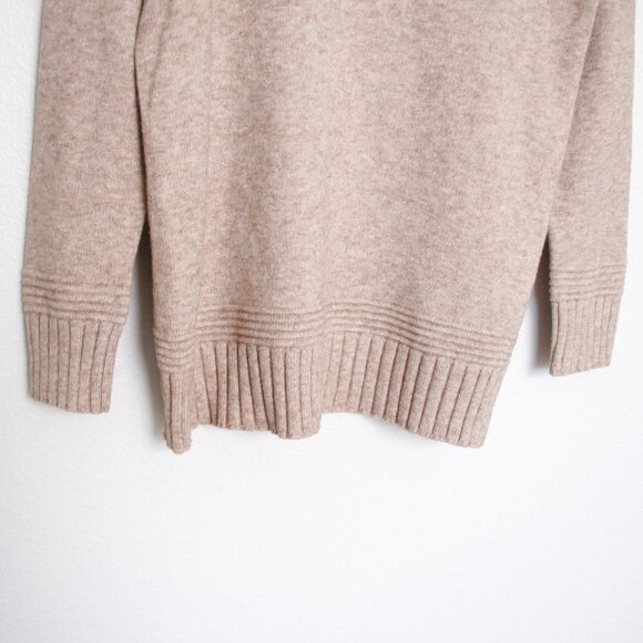 Anthropologie Tan Turtleneck Sweater - Picture 4 of 11